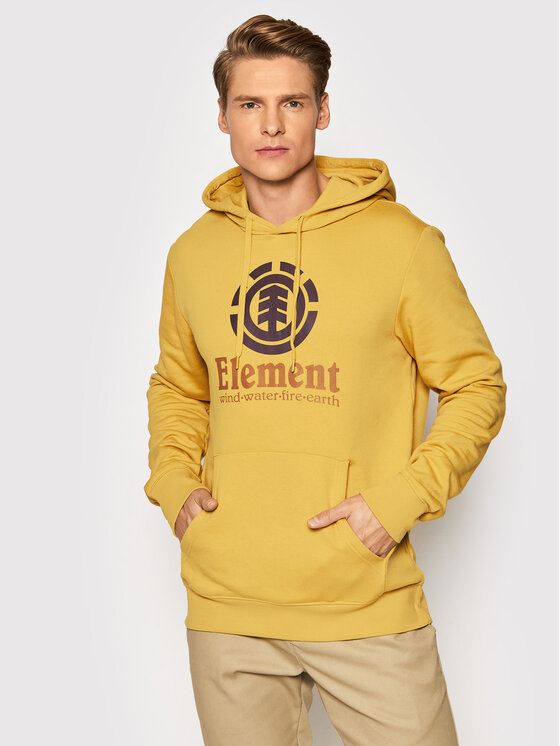 Element Суитшърт Vertical U1HOB3 Жълт Regular Fit