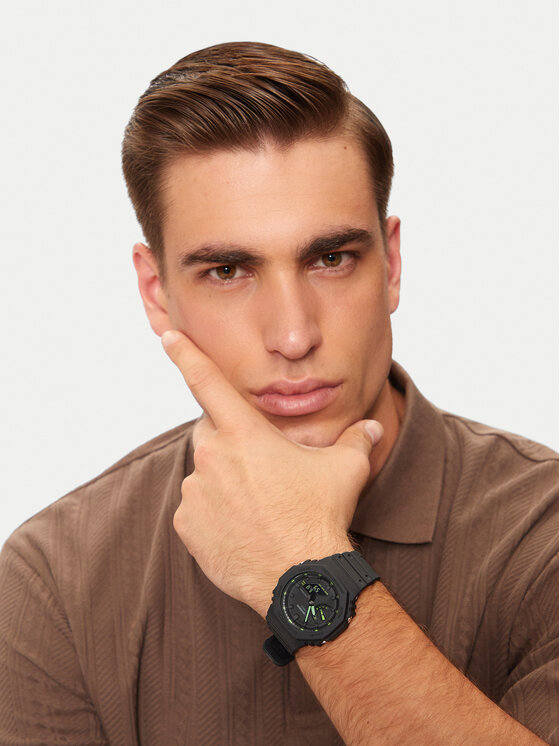 G-Shock G-Shock Pulkstenis GA-2100-1A3ER Melns