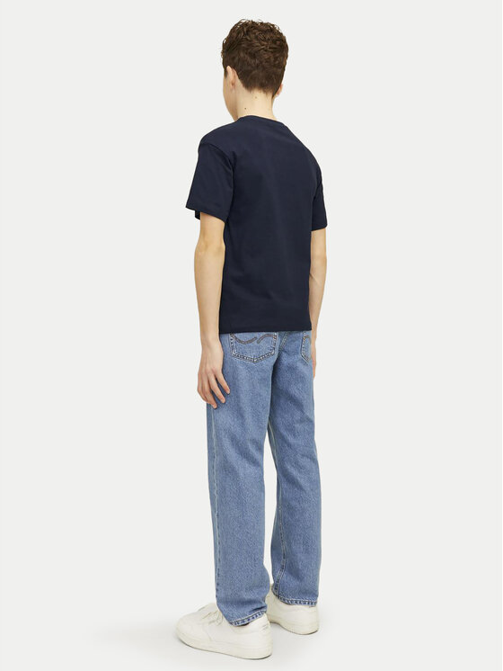 Jack & Jones Junior Jack & Jones Junior Tricou Caleb 12258924 Bleumarin Relaxed Fit