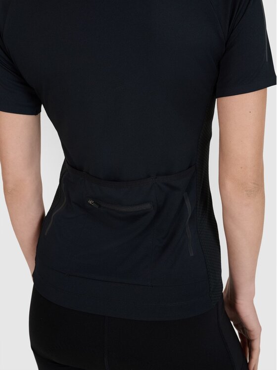 4F 4F Maglietta da ciclismo 4FWSS25TFTSF1291-20S Nero Slim Fit