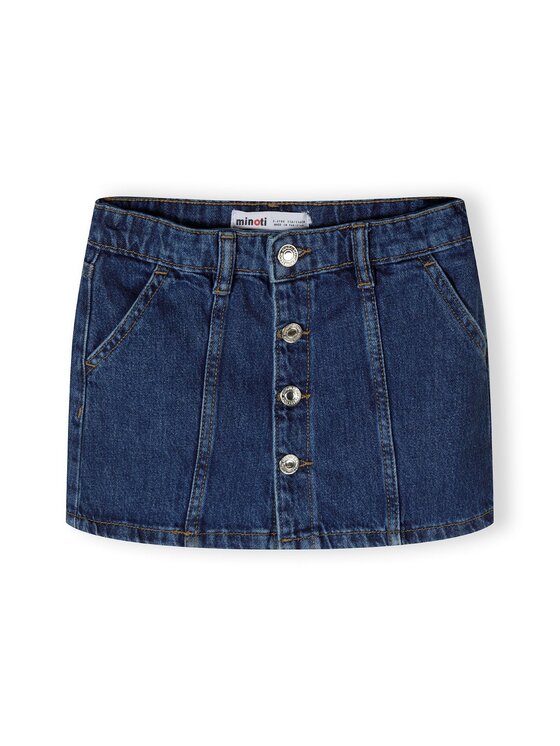 minoti minoti Spódnica jeansowa 22skirt40 Niebieski Regular Fit