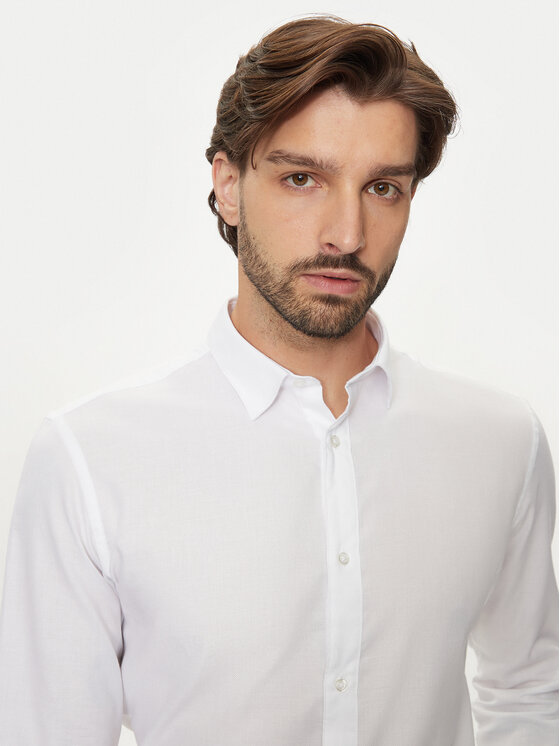 Jack&Jones Jack&Jones Srajca Joe 12260426 Bela Slim Fit