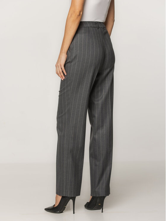 Willsoor Willsoor Spodnie materiałowe 67929 Szary Regular Fit