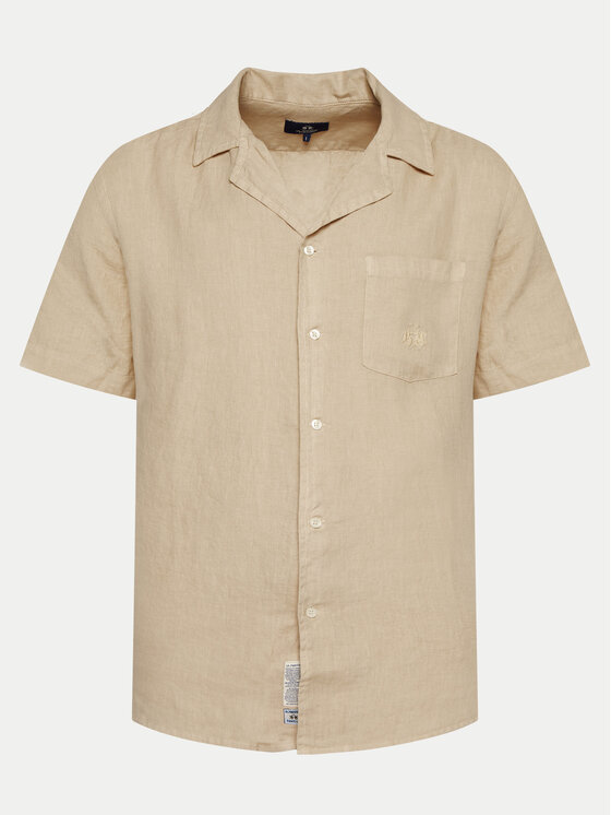La Martina La Martina Camicia YMC025 TL319 Beige Regular Fit