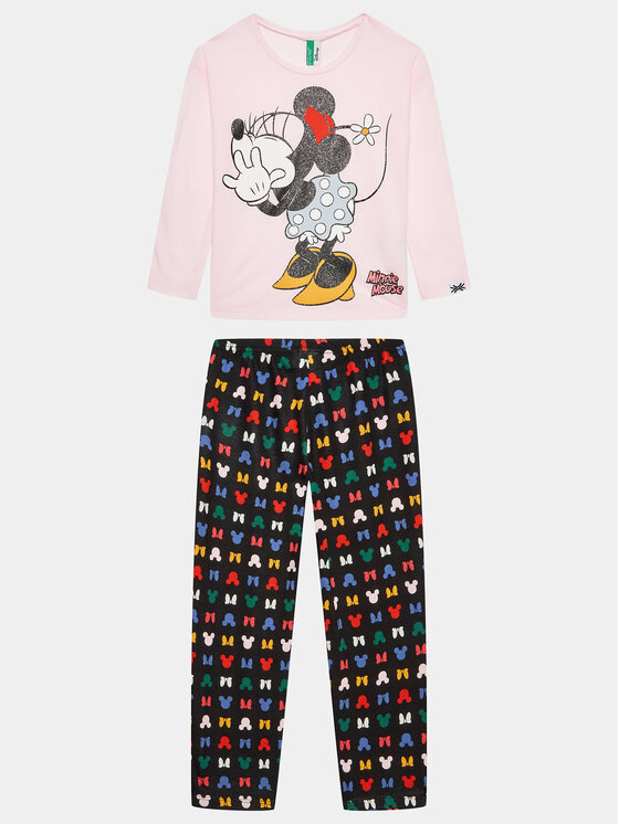 United Colors Of Benetton United Colors Of Benetton Pijama 3Y5E0P04Z Roz Regular Fit