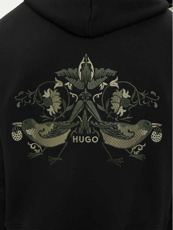 HUGO HUGO Bluza 50542558 Czarny Regular Fit