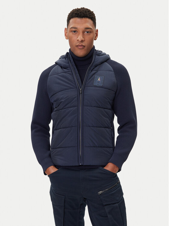 Aeronautica Militare Aeronautica Militare Pārejas jaka 252AM1383UCL00001 Tumši zils Regular Fit