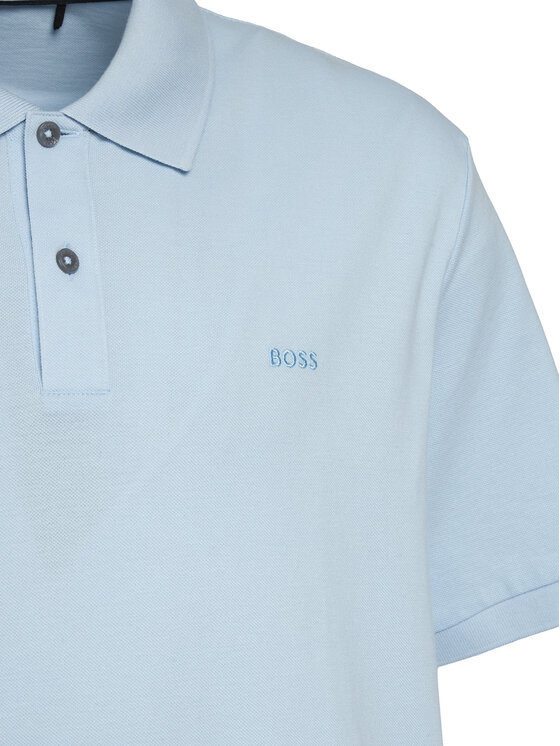 BOSS Boss Polo Pallas 50468362 Błękitny Regular Fit