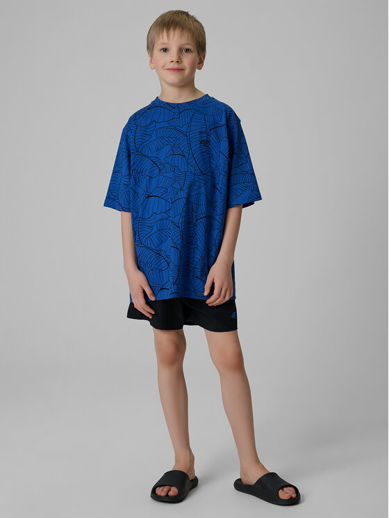 4F 4F T-Shirt BEACHSIDE CHILL Niebieski Loose Fit