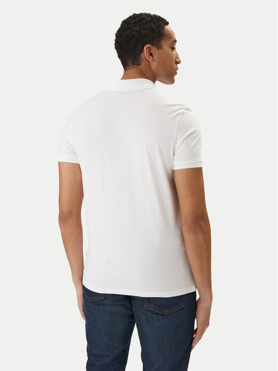 Calvin Klein Jeans Calvin Klein Jeans Polo Classic Monogram LV04RD255G Bianco Regular Fit