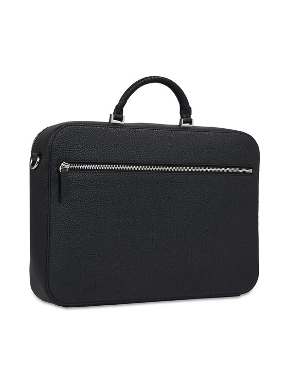 Tommy Hilfiger Tommy Hilfiger Laptoptáska Emblem AW0AW14869 Fekete