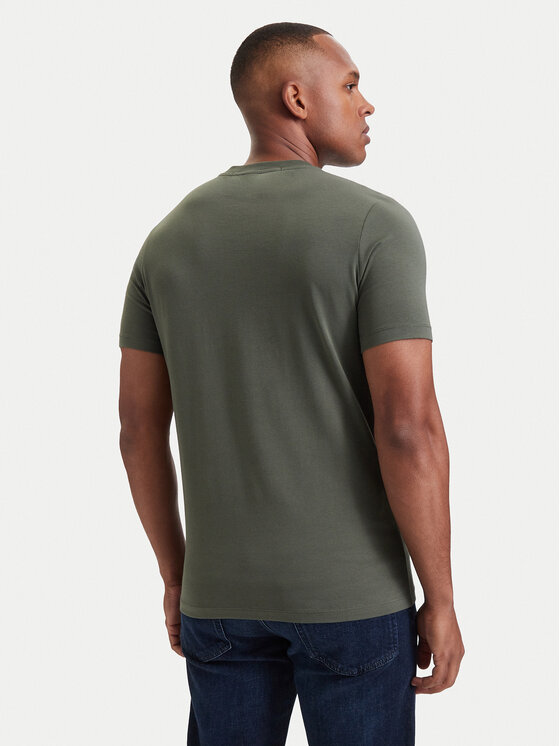 KARL LAGERFELD KARL LAGERFELD Tričko 755780 564235 Zelená Regular Fit