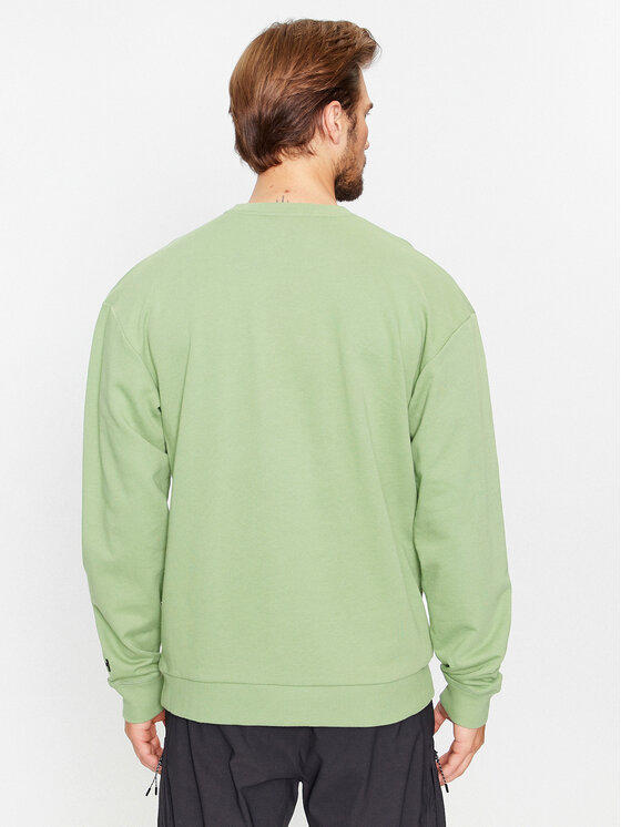 Helly Hansen Helly Hansen Džemperis Yu Crew Sweater 2.0 53891 Žalia Regular Fit