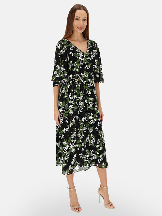 L’AF L’AF Sukienka letnia Jasmin Czarny Regular Fit