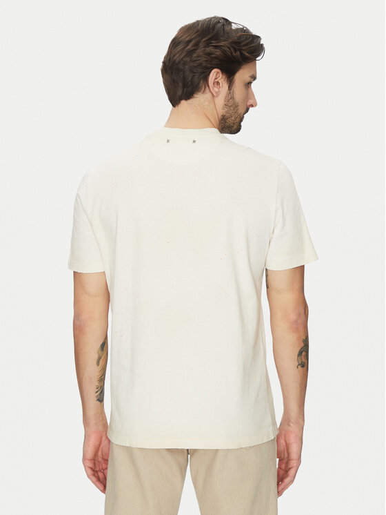 GOLDEN GOOSE GOLDEN GOOSE T-särk GMP01220.P001642 Ekrüüvärv Regular Fit