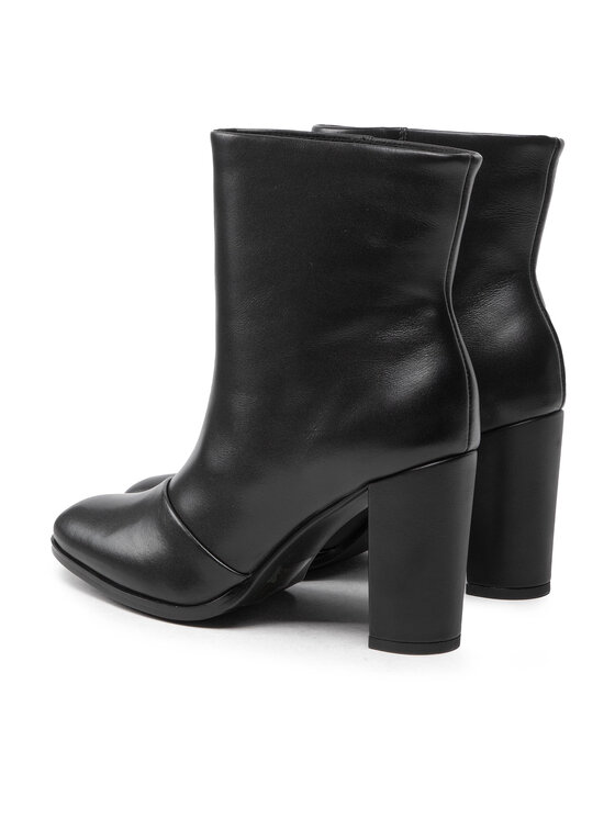 Simple Simple Īsie zābaki SL-44-02-000112 Melns