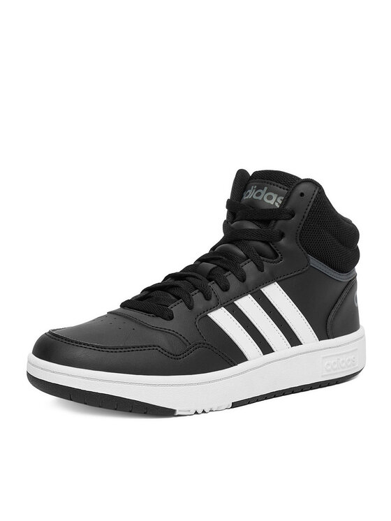 adidas adidas Sneakersy HOOPS MID 3.0 K GW0402 Čierna