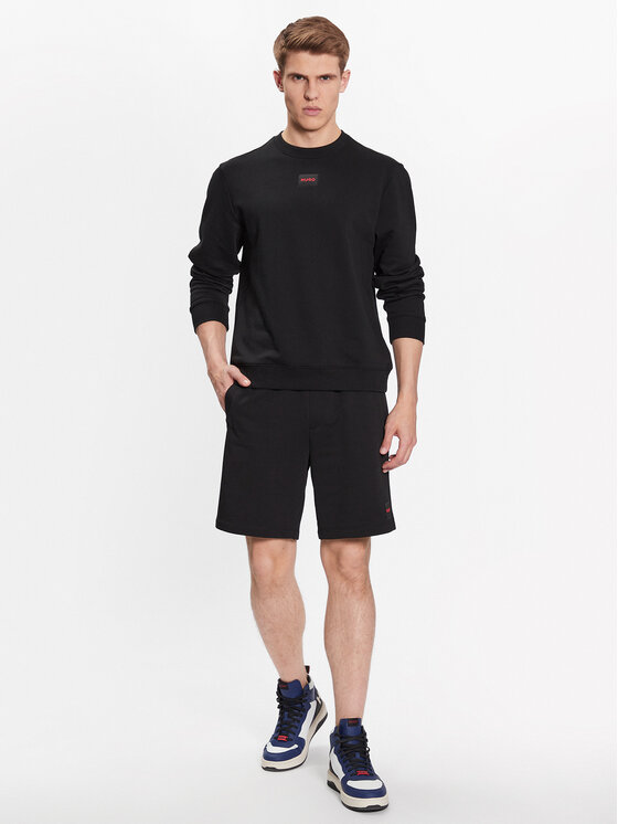 HUGO Hugo Mikina Diragol212 50447964 Černá Regular Fit
