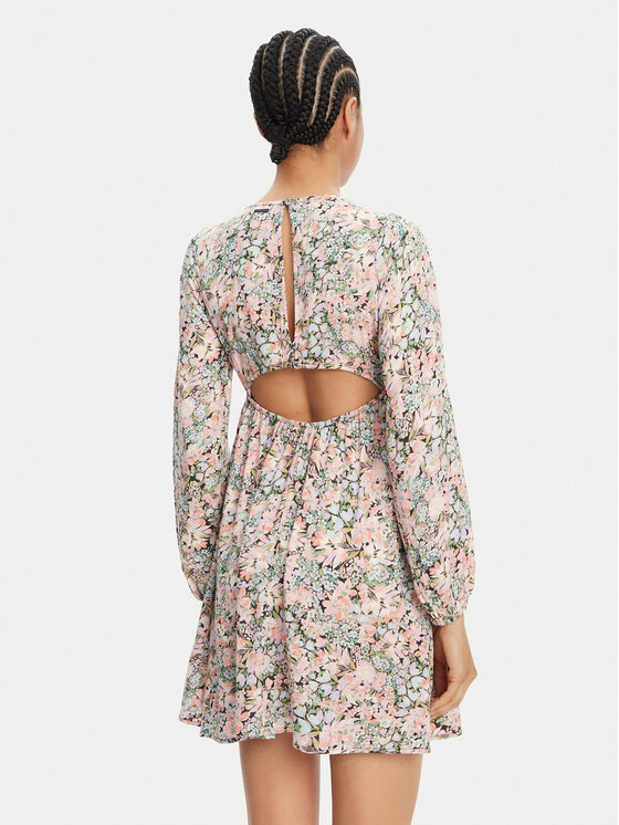 Billabong Billabong Vsakodnevna obleka Star Fall 24B131503 Pisana Regular Fit