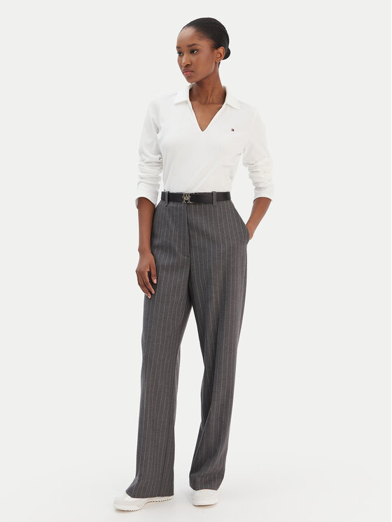 Tommy Hilfiger Tommy Hilfiger Majica Modern Cody WW0WW47850 Bijela Slim Fit