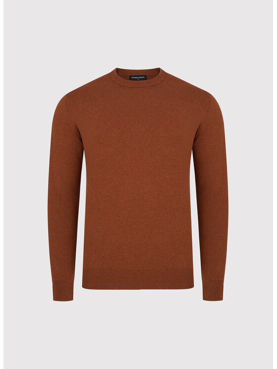 Pako Lorente Pako Lorente Sweter P25WN-2X-033 Pomarańczowy Classic Fit
