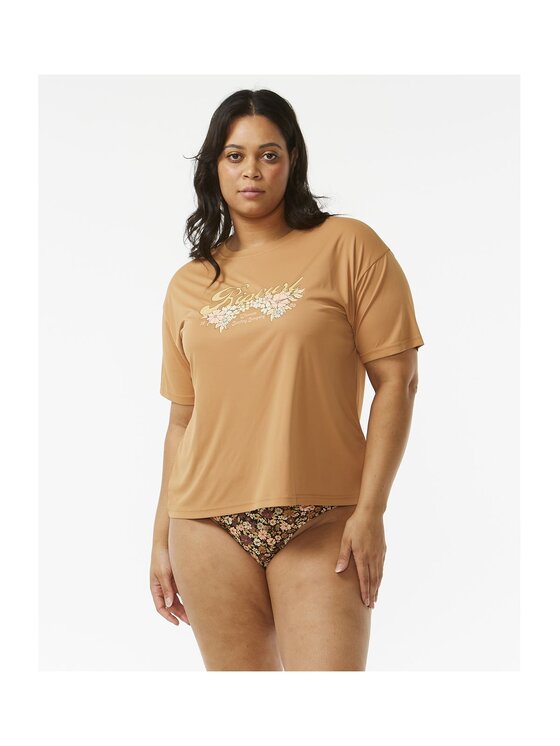 Rip Curl Rip Curl Koszulka do pływania Sea Of Dreams Relaxed Upf S/S Brązowy