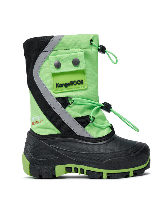 Cizme de zăpadă KangaRoos Kanga-Bean III 18927-000-7007 Verde