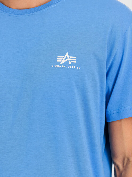 Alpha Industries Alpha Industries T-Shirt AI.188505-737 Niebieski Basic Fit