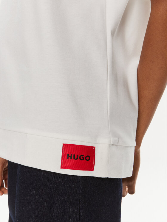 HUGO Hugo Tričko Dina 50514869 Biela Relaxed Fit
