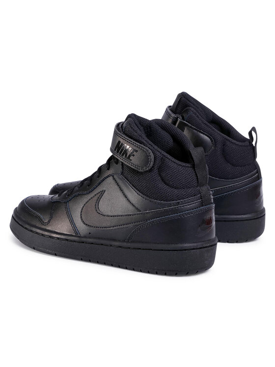 Nike Nike Αθλητικά Court Borough Mid 2 (GS) CD7782 001 Μαύρο