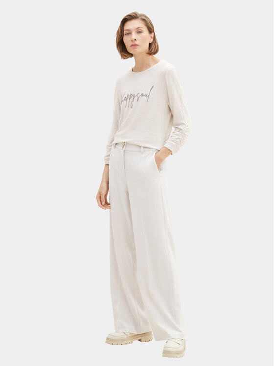 Tom Tailor Tom Tailor Bluza 1038170 Écru Regular Fit