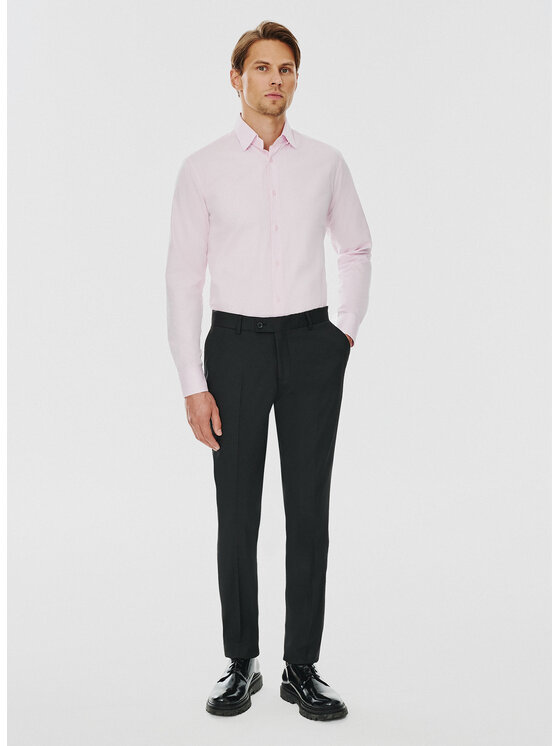 Pako Lorente Pako Lorente Koszula P000B-1X-008 Różowy Slim Fit
