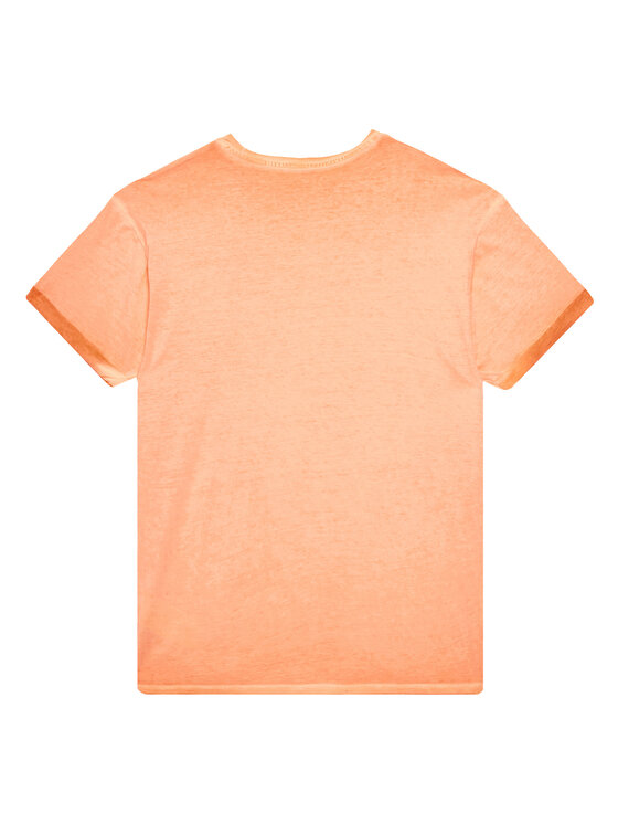 United Colors Of Benetton United Colors Of Benetton Marškinėliai 3085C10P9 Oranžinė Regular Fit