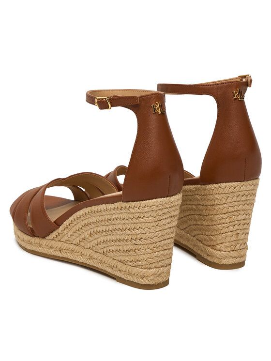 LAUREN RALPH LAUREN LAUREN RALPH LAUREN Espadrilky Nellie 802P04433002 Hnědá