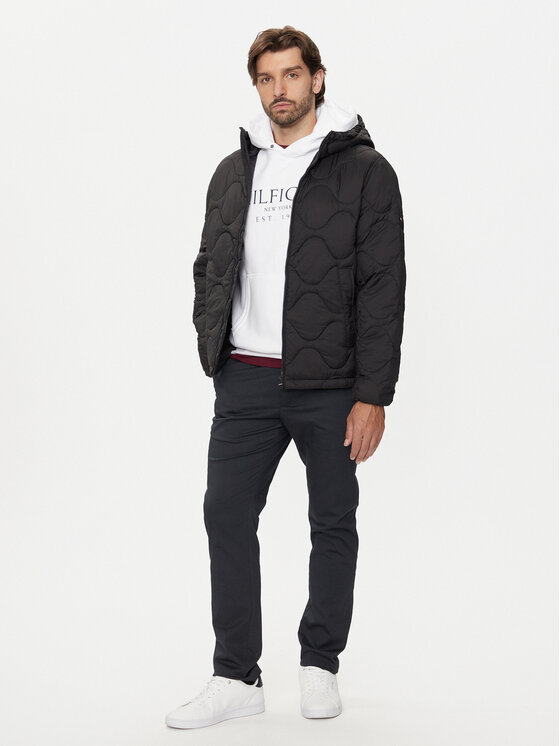 Tommy Hilfiger Tommy Hilfiger Kurtka przejściowa MW0MW36585 Czarny Regular Fit