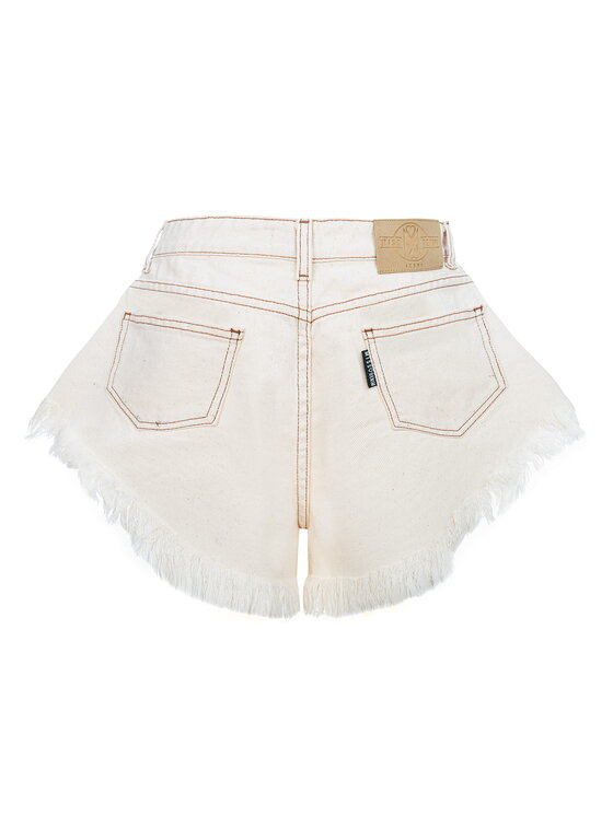 MissDenim MissDenim Szorty jeansowe Skorts Écru Regular Fit