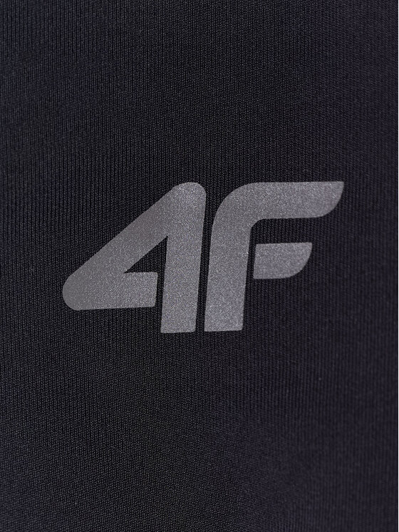 4F 4F Legíny RUNNING Černá Slim Fit