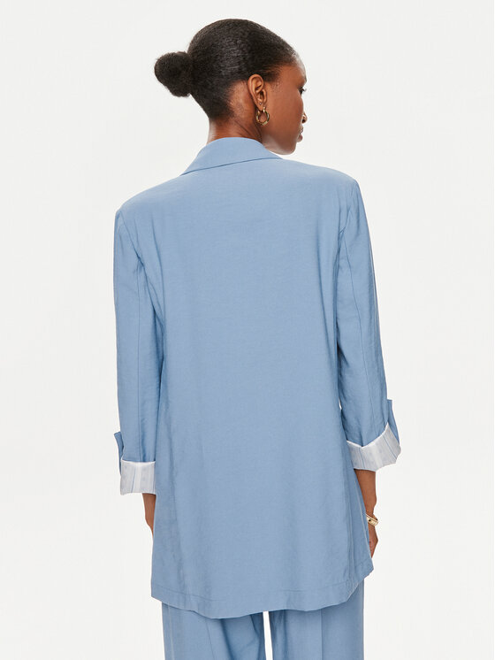 TWINSET TWINSET Sako 241TF2040 Modrá Regular Fit