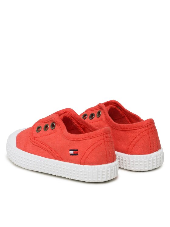 Tommy Hilfiger Tommy Hilfiger Кецове Low Cut Easy - On Sneaker T1X9-32824-0890 M Червен