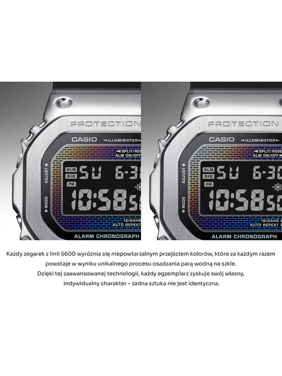 Casio Casio Zegarek GM-5600BRW-1ER Czarny