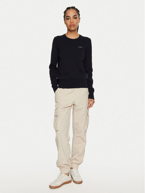 Aeronautica Militare Aeronautica Militare Pullover 242MA1502DL506 Dunkelblau Regular Fit