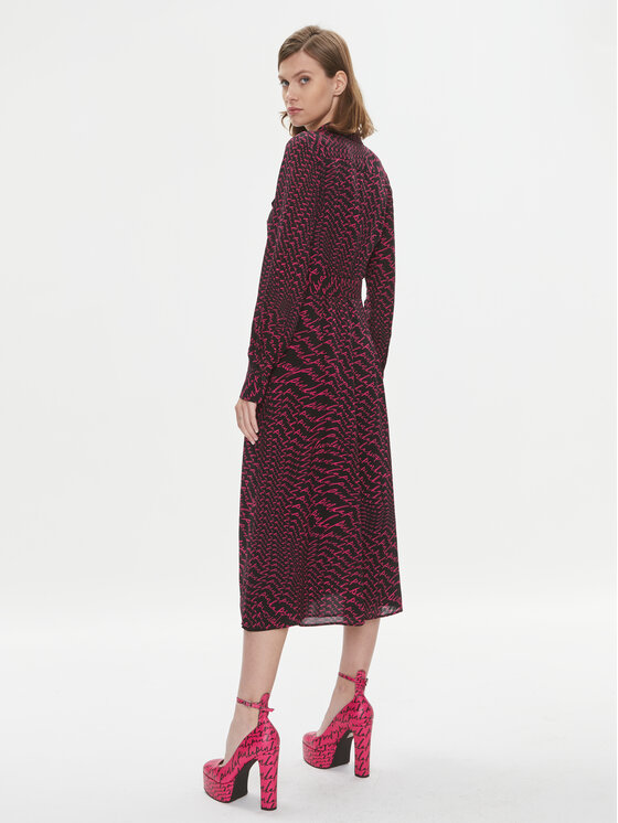 PINKO Pinko Marškinių tipo suknelė Asesente 100909 A19Q Juoda Regular Fit