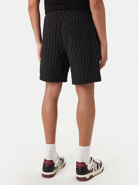 Armani Exchange Armani Exchange Szorty sportowe XM001227 AF11847 FC026 Czarny Regular Fit
