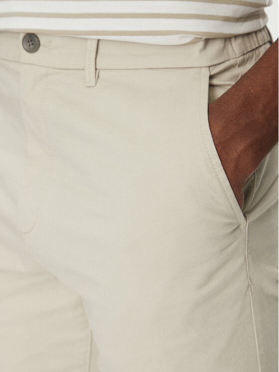 Calvin Klein Calvin Klein Шорти з тканини Modern Twill Reg. Straight Short K10K114068 Бежевий Regular Fit