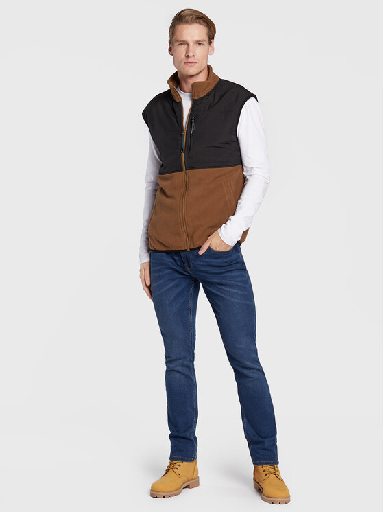 Gilet Sweat 20714280 Marrone Regular Fit