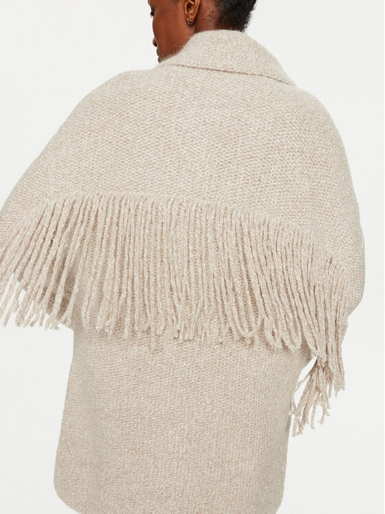 Marella Marella Strickjacke Mastice 2423906025 Écru Regular Fit
