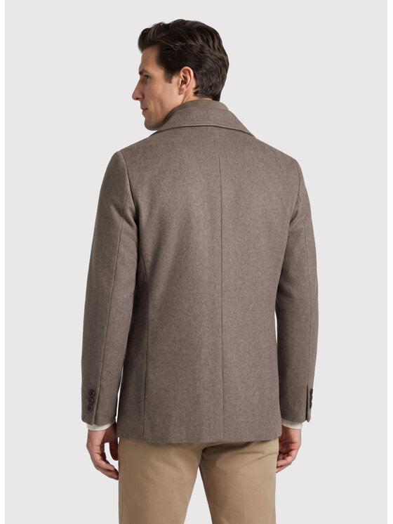 Pako Lorente Pako Lorente Płaszcz zimowy P26WF-7X-001 Brązowy Straight Fit