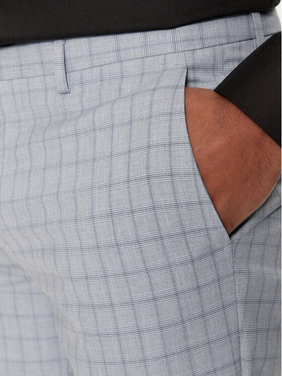 HUGO Hugo Costum Arti/Hesten 50513538 Gri Extra Slim Fit