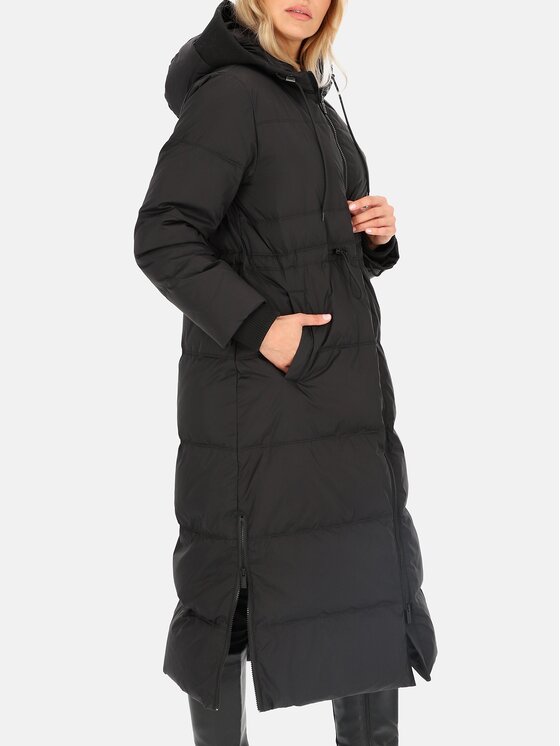 Perso Perso Kurtka damska BLH241008FX Czarny Regular Fit