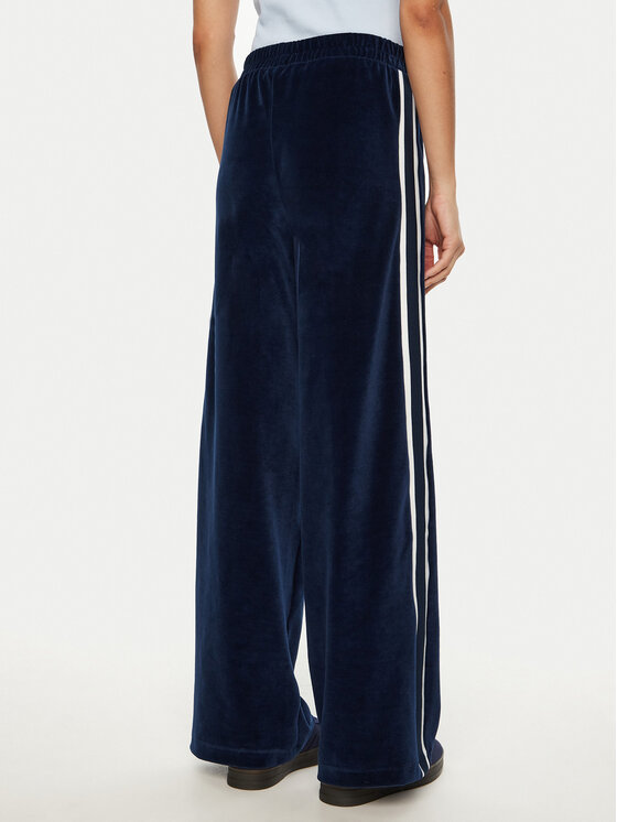 Tommy Jeans Tommy Jeans Teplákové kalhoty Velvet DW0DW20542 Modrá Regular Fit